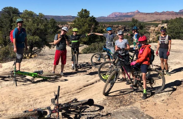 SLCSE - Utah high school mountain bike team visits Cedar City